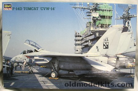 Hasegawa 1/48 F-14D Tomcat with TwoBobs VF-11 Decals, Pt12 plastic model kit